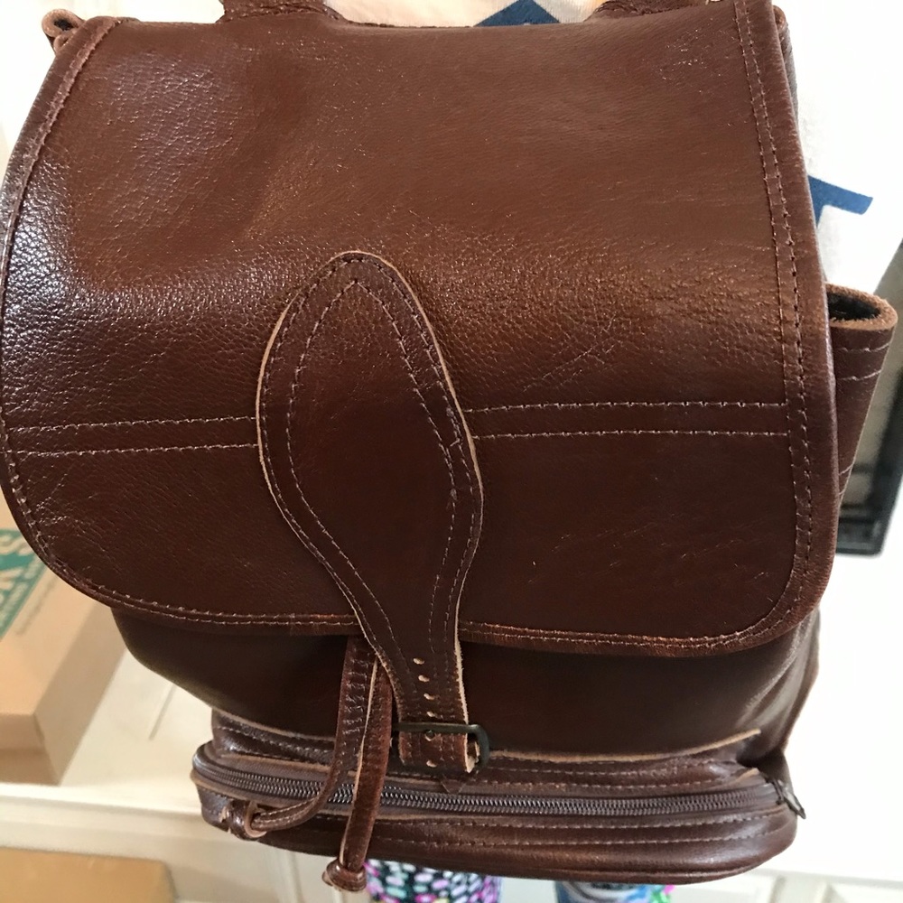 Leather Backpack - Picture 7 of 11